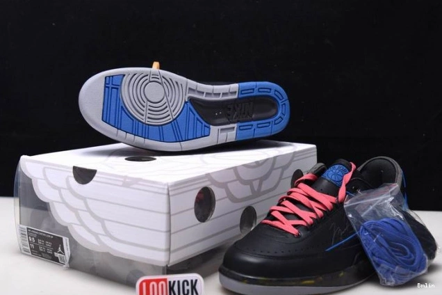 Bmlin Retro Black SP Off-White 2 Jordan Low Blue DJ4375-004 0709